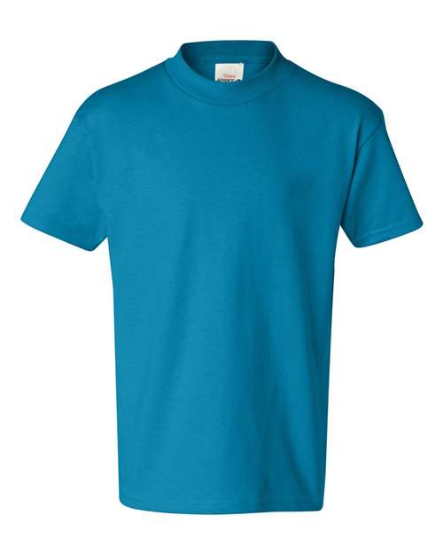 Hanes 54500 Youth Authentic-T T-Shirt #color_TEAL
