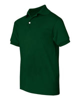 Hanes 054Y Youth 50/50 EcoSmart Jersey Knit Polo #color_DEEP FOREST