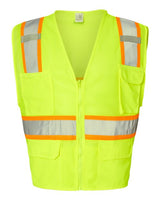 Kishigo 1195-1196 Ultra-Cool Multi-Pocket Vest #color_Lime