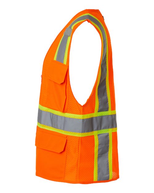 Kishigo 1195-1196 Ultra-Cool Multi-Pocket Vest #color_Orange
