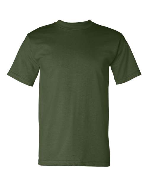 Bayside BA5100 Adult 6.1 oz., 100% Cotton T-Shirt #color_ARMY GREEN