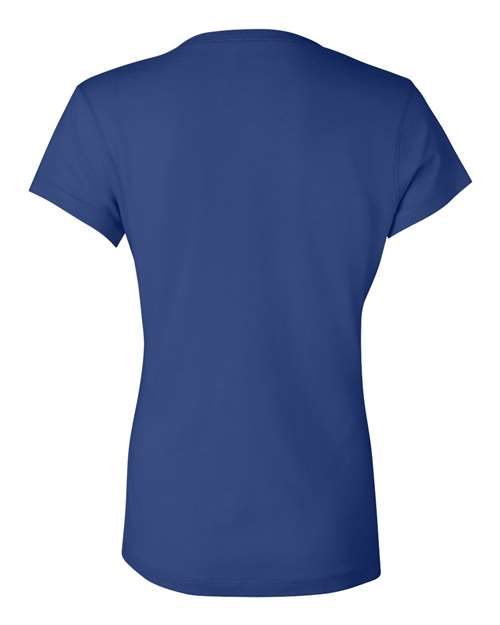 Bella + Canvas B6005 Ladies' Jersey Short-Sleeve V-Neck T-Shirt #color_TRUE ROYAL