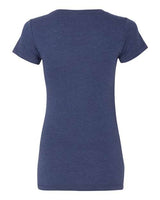 Bella + Canvas B8413 Ladies' Triblend Short-Sleeve T-Shirt #color_NAVY TRIBLEND