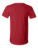 Bella + Canvas 3005 Unisex Jersey Short-Sleeve V-Neck T-Shirt #color_CANVAS RED