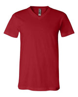 Bella + Canvas 3005 Unisex Jersey Short-Sleeve V-Neck T-Shirt #color_CANVAS RED