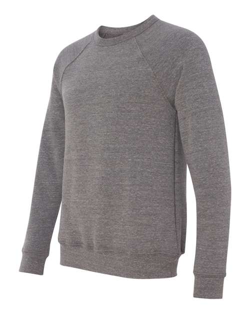 Bella + Canvas 3901 Unisex Sponge Fleece Crewneck Sweatshirt #color_GREY TRIBLEND