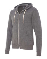 Bella + Canvas 3909 Unisex Triblend Sponge Fleece Full-Zip Hoodie #color_GREY TRIBLEND