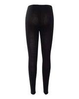 Bella + Canvas 812 Ladies' Cotton-Spandex Leggings #color_BLACK