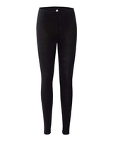 Bella + Canvas 812 Ladies' Cotton-Spandex Leggings #color_BLACK