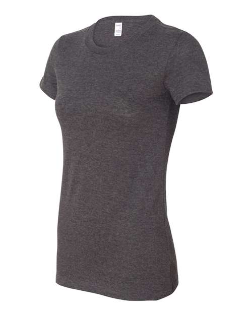 Bella + Canvas 6004 Ladies' Slim Fit T-Shirt #color_DRK GREY HEATHER