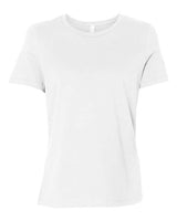 Bella + Canvas B6400 Ladies' Relaxed Jersey Short-Sleeve T-Shirt #color_WHITE