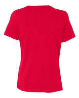 Bella + Canvas B6400 Ladies' Relaxed Jersey Short-Sleeve T-Shirt #color_RED