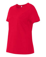 Bella + Canvas B6400 Ladies' Relaxed Jersey Short-Sleeve T-Shirt #color_RED