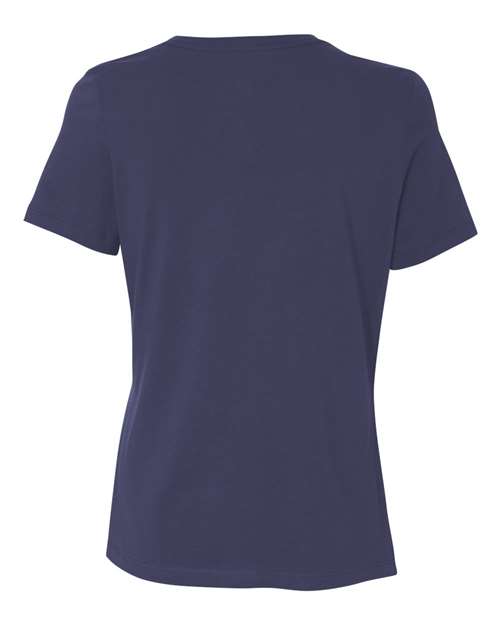 Bella + Canvas B6400 Ladies' Relaxed Jersey Short-Sleeve T-Shirt #color_NAVY