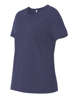 Bella + Canvas B6400 Ladies' Relaxed Jersey Short-Sleeve T-Shirt #color_NAVY