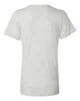 Bella + Canvas 6405 Ladies' Relaxed Jersey V-Neck T-Shirt #color_WHITE