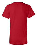 Bella + Canvas 6405 Ladies' Relaxed Jersey V-Neck T-Shirt #color_RED