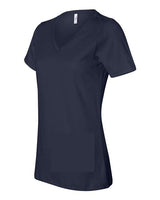 Bella + Canvas 6405 Ladies' Relaxed Jersey V-Neck T-Shirt #color_NAVY