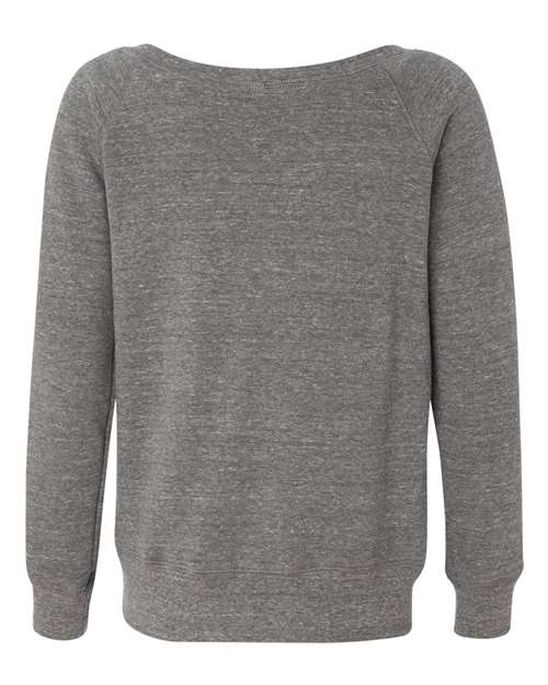 Bella + Canvas 7501 Ladies' Sponge Fleece Wide Neck Sweatshirt #color_GREY TRIBLEND