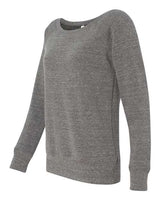 Bella + Canvas 7501 Ladies' Sponge Fleece Wide Neck Sweatshirt #color_GREY TRIBLEND