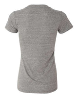 Bella + Canvas 8435 Ladies' Triblend Short-Sleeve Deep V-Neck T-Shirt #color_GREY TRIBLEND