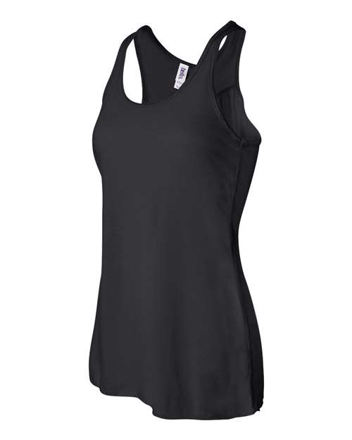 Bella + Canvas B8800 Ladies' Flowy Racerback Tank #color_BLACK