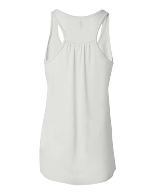 Bella + Canvas B8800 Ladies' Flowy Racerback Tank #color_WHITE