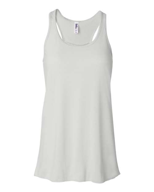Bella + Canvas B8800 Ladies' Flowy Racerback Tank #color_WHITE