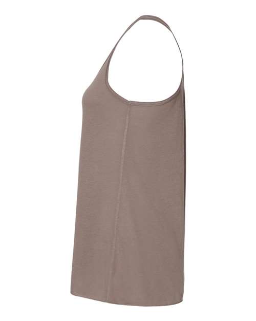 Bella + Canvas B8800 Ladies' Flowy Racerback Tank #color_PEBBLE