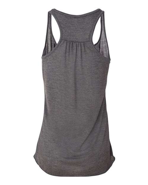 Bella + Canvas B8800 Ladies' Flowy Racerback Tank #color_DRK GREY HEATHER