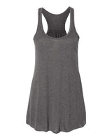 Bella + Canvas B8800 Ladies' Flowy Racerback Tank #color_DRK GREY HEATHER
