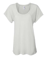 Bella + Canvas B8801 Ladies' Flowy Raglan T-Shirt #color_WHITE