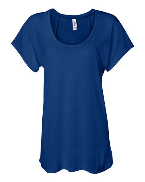 Bella + Canvas B8801 Ladies' Flowy Raglan T-Shirt #color_TRUE ROYAL