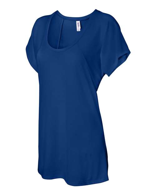 Bella + Canvas B8801 Ladies' Flowy Raglan T-Shirt #color_TRUE ROYAL
