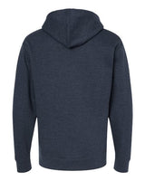 Independent Trading Co. SS4500Z Midweight Full-Zip Hooded Sweatshirt #color_Classic Navy Heather