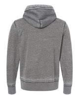 J America JA8916 Adult Vintage Zen Full-Zip Fleece Hooded Sweatshirt #color_CEMENT