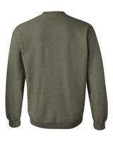 Gildan G180 Adult Heavy Blend 50/50 Fleece Crew #color_MILITARY GREEN