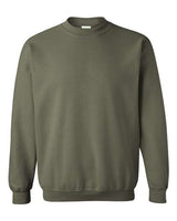 Gildan G180 Adult Heavy Blend 50/50 Fleece Crew #color_MILITARY GREEN