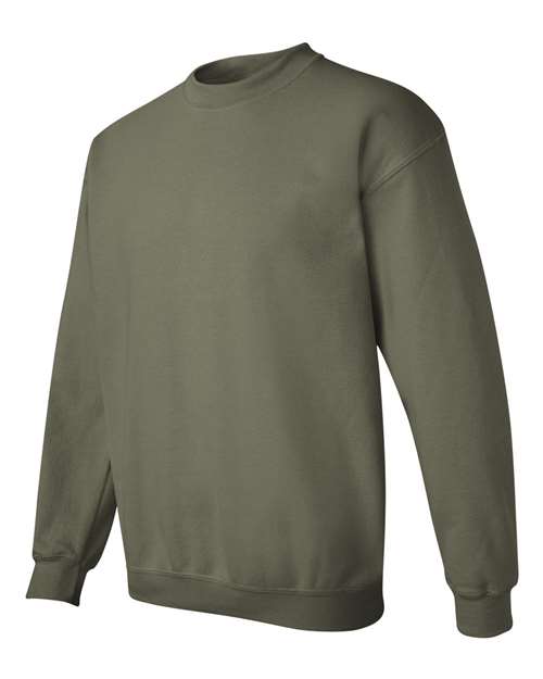 Gildan G180 Adult Heavy Blend 50/50 Fleece Crew #color_MILITARY GREEN