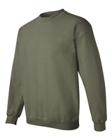 Gildan G180 Adult Heavy Blend 50/50 Fleece Crew #color_MILITARY GREEN