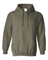 Gildan G185 Adult Heavy Blend 50/50 Hooded Sweatshirt #color_MILITARY GREEN