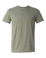 Gildan G640 Adult Softstyle 4.5 oz T-Shirt #color_HTH MILITARY GRN