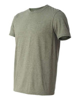 Gildan G640 Adult Softstyle 4.5 oz T-Shirt #color_HTH MILITARY GRN