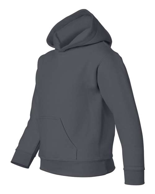 Gildan G185B Youth Heavy Blend 50/50 Hooded Sweatshirt #color_CHARCOAL
