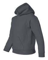 Gildan G185B Youth Heavy Blend 50/50 Hooded Sweatshirt #color_CHARCOAL