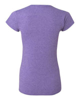 Gildan G640L Ladies' Softstyle 4.5 oz Fitted T-Shirt #color_HEATHER PURPLE