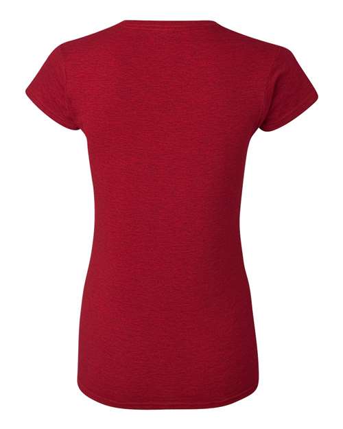 Gildan G640L Ladies' Softstyle 4.5 oz Fitted T-Shirt #color_ANTIQ CHERRY RED