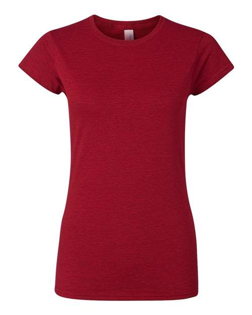 Gildan G640L Ladies' Softstyle 4.5 oz Fitted T-Shirt #color_ANTIQ CHERRY RED