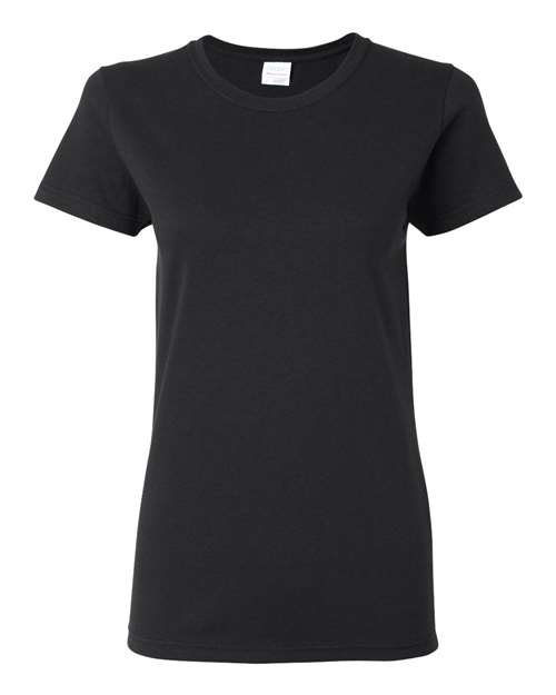 Gildan G500L Ladies' Heavy Cotton T-Shirt #color_BLACK