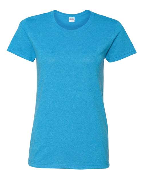 Gildan G500L Ladies' Heavy Cotton T-Shirt #color_HEATHER SAPPHIRE
